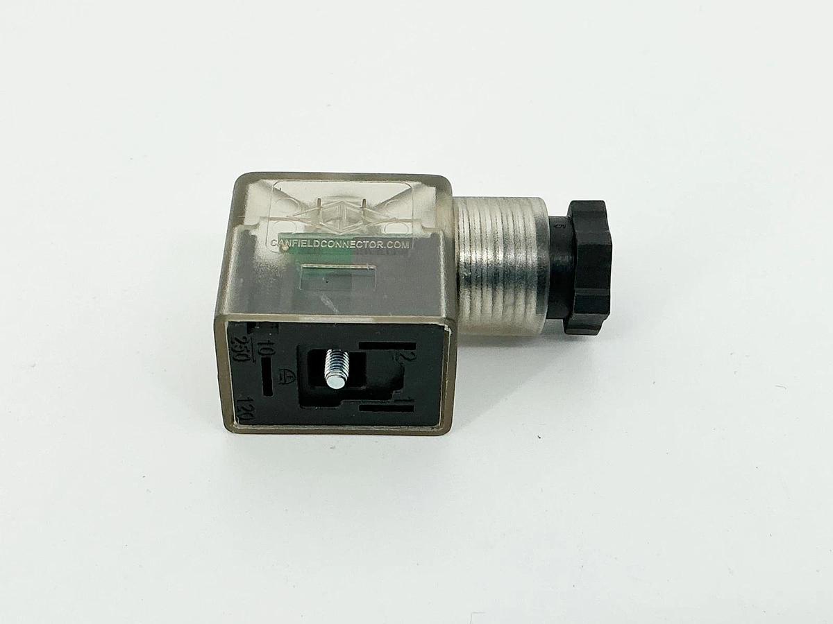 New Lot of 2 Canfield 51031010000 Solenoid Connector 6-48V 50/60Hz
