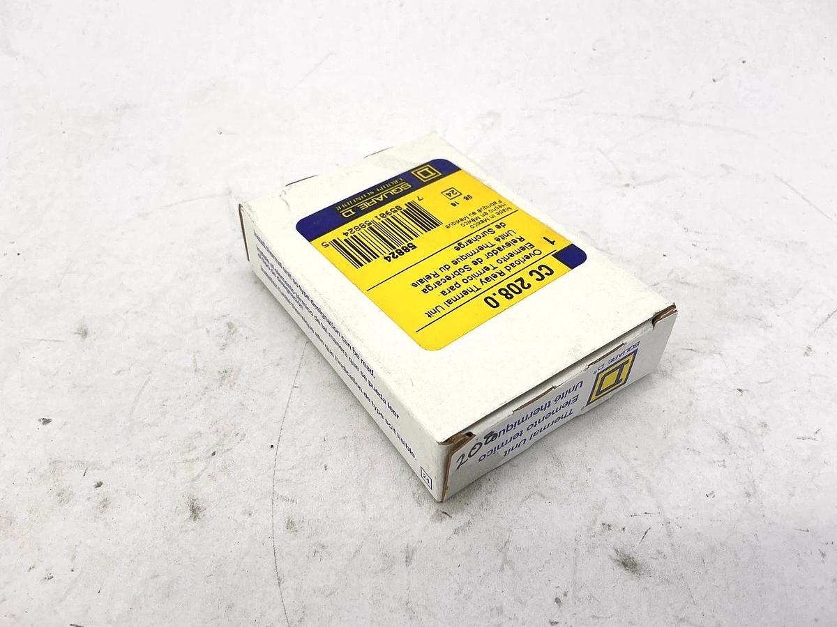 Lot of 3 New Square D CC208 Overload Relay Thermal Unit
