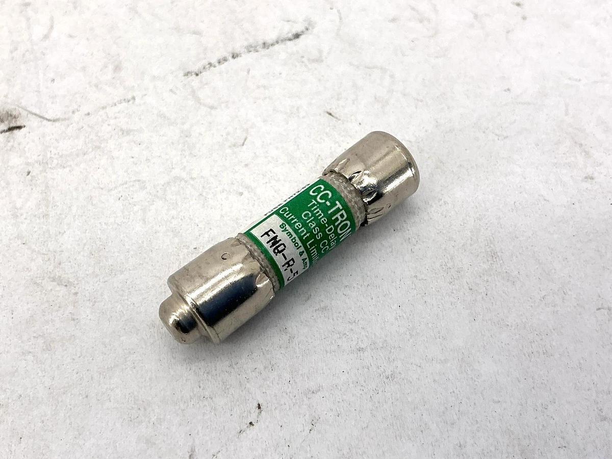 Lot of 3 New Bussmann FNQ-R-5 Limitron Current-Limiting Class CC Fuse 5A 600V