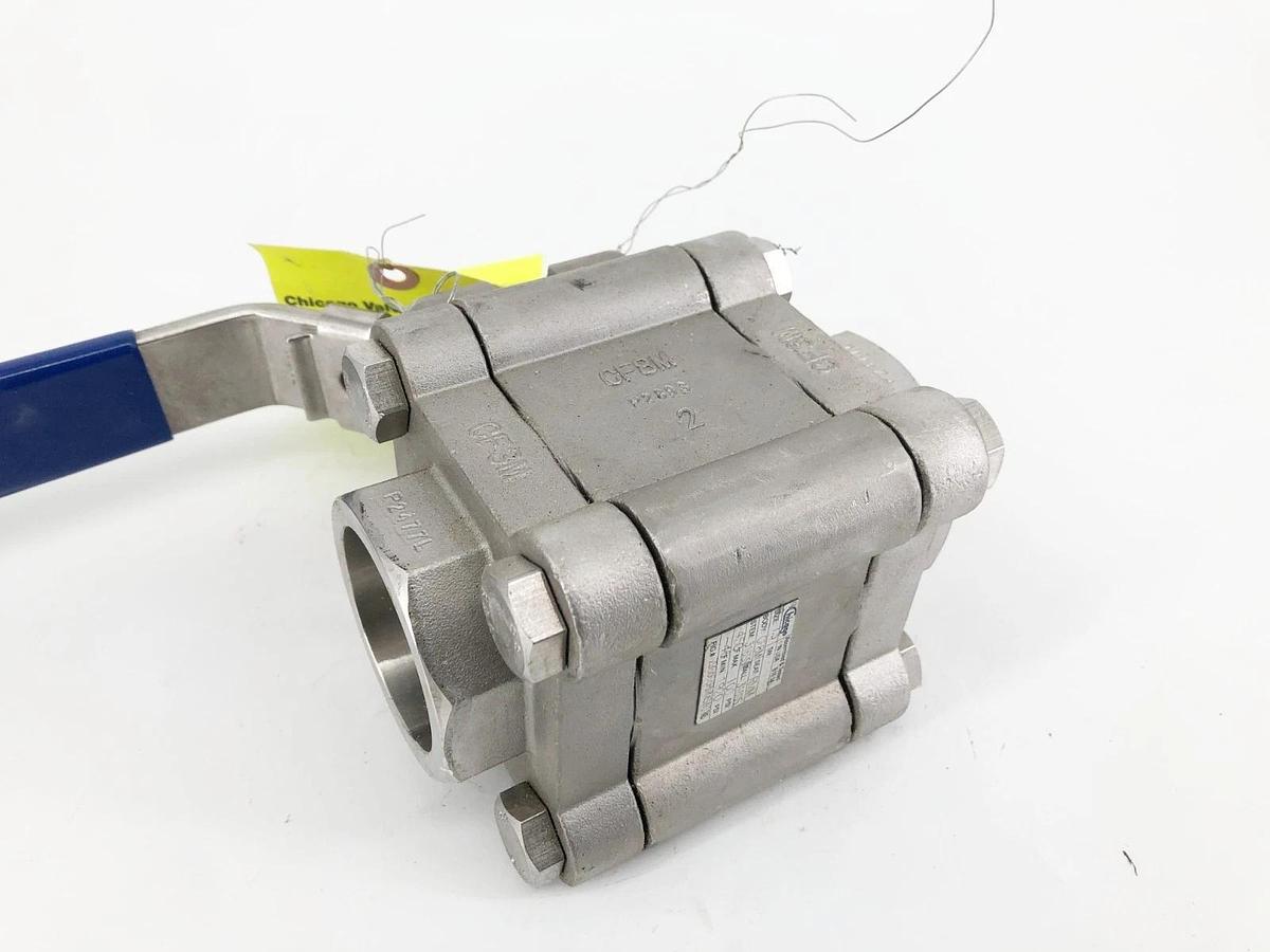 New Chicago Valves 796666RMMSW015 Ball Valve 1-1/2" CF8M - No Box