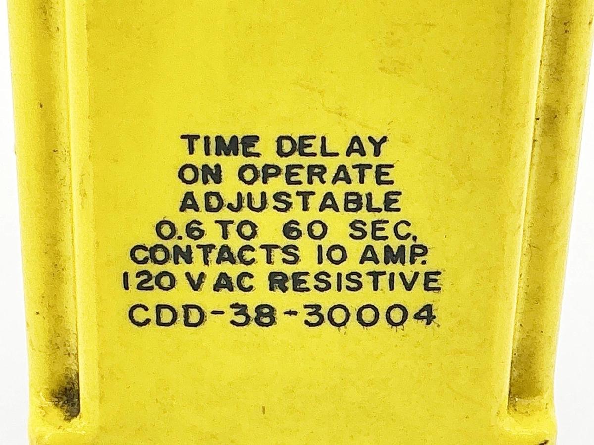 Used Potter Brumfield CDD-38-30004 Time Delay Relay 8 Pin 24VDC