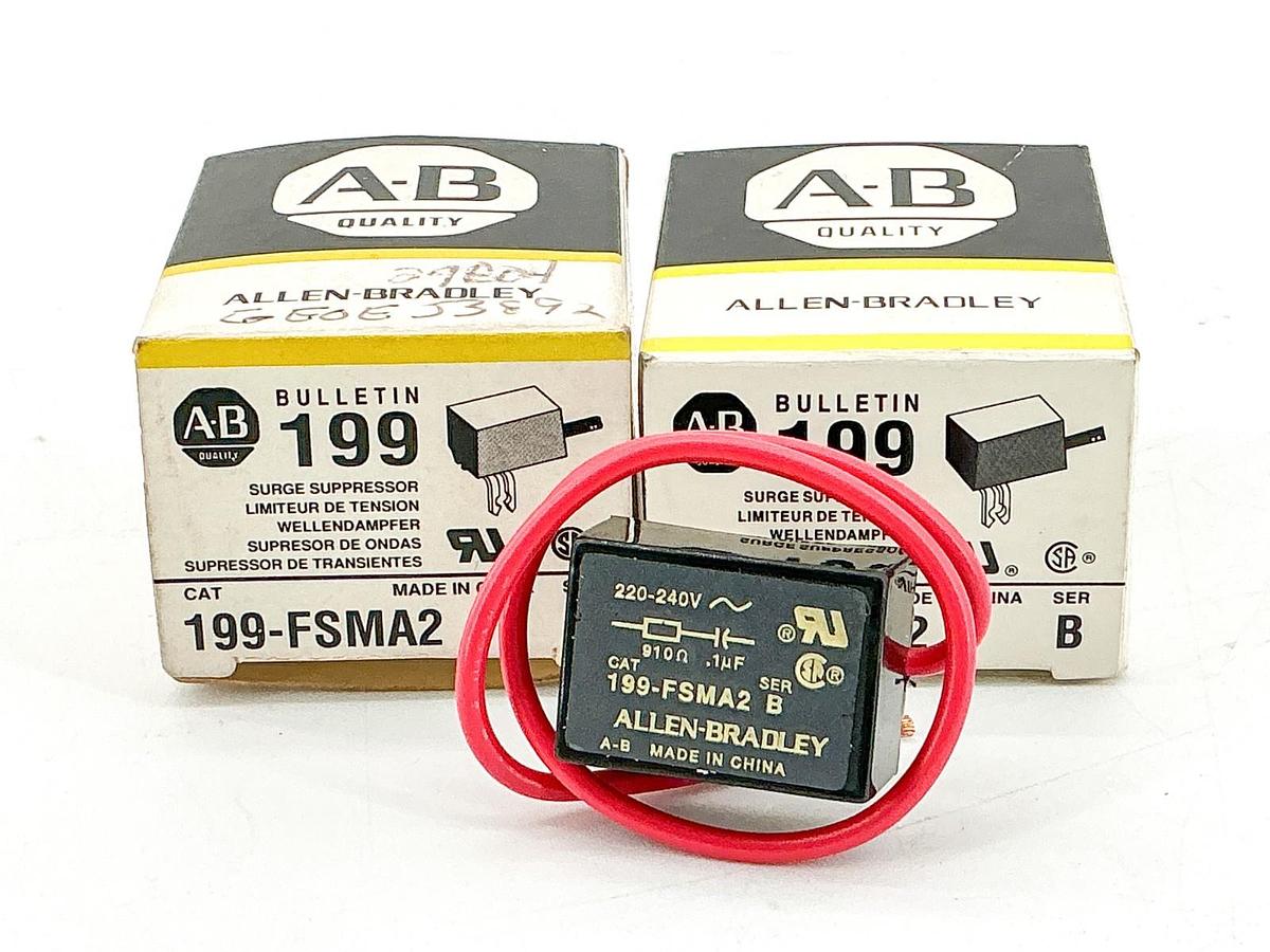 New Lot of 2 Allen Bradley 199-FSMA2 Surge Suppressor Ser.B