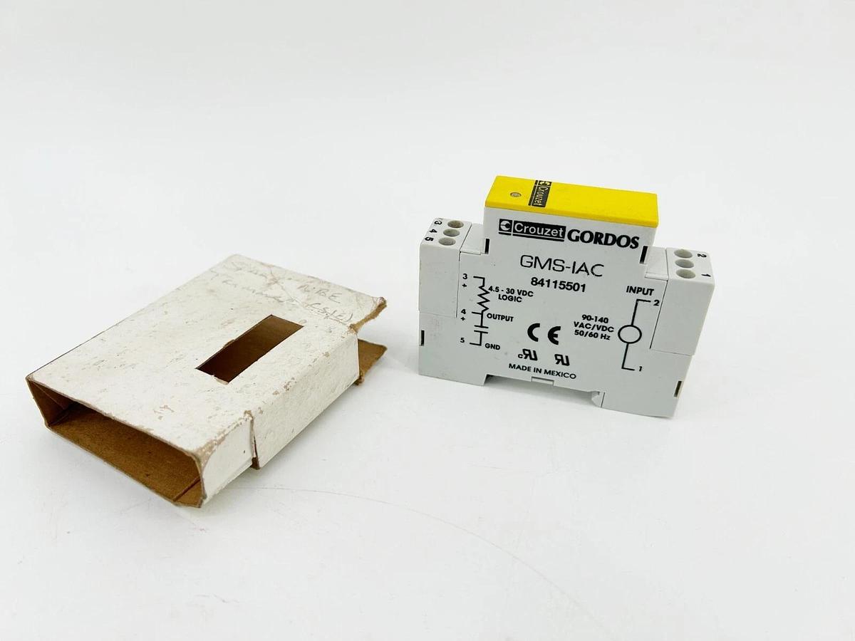 New Crouzet GMS-IAC Digital Input Module 140V 50/60Hz Din Rail Mount