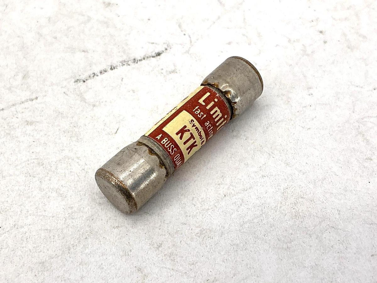 Lot of 4 New Bussmann KTK-15 Limitron Fast-Acting Fuse 15A 600V