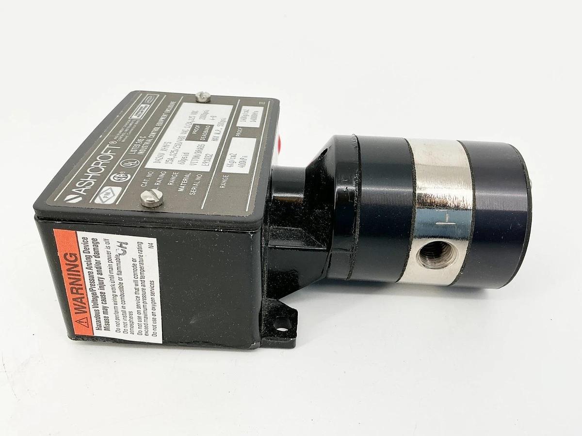 New Ashcroft D424V XFMFS Pressure Switch 15A 480V 60-2000PSI 4Kg/cm2 400kPa
