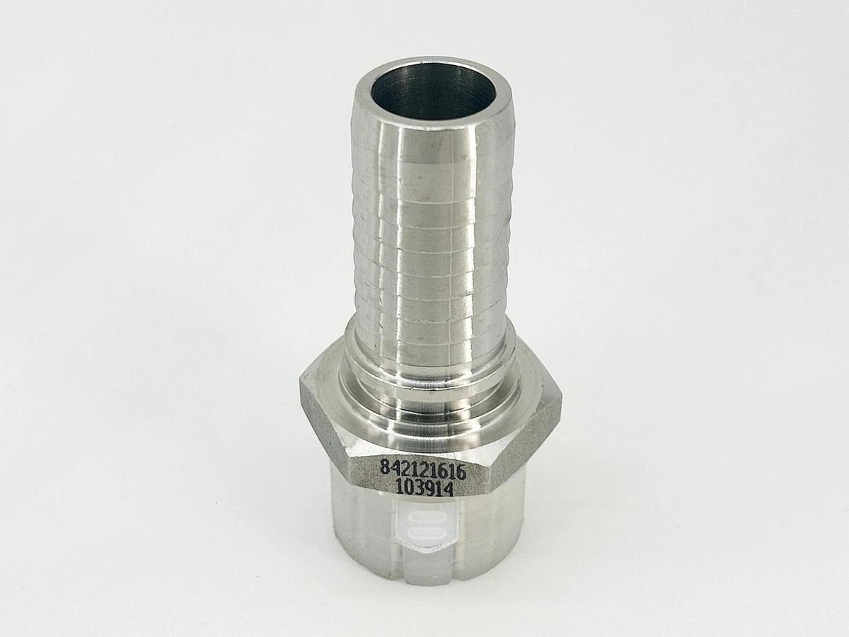 Box of 4 Dicsa 842121616 Hose Male Flat Seat 1" BSP DN1" Stainless