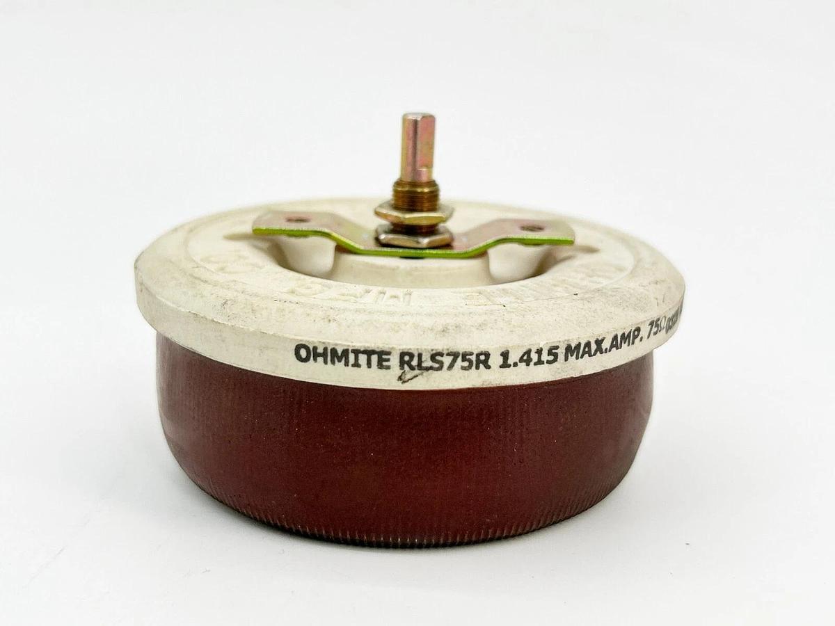 New Ohmite RLS75R Rheostat Potentiometer 1.415A 75OMHS