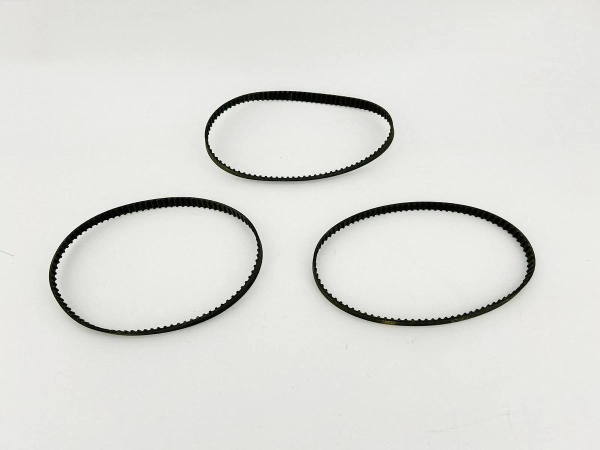 Lot of 3 New Jason 180XL-037 Timing Belts,18" Length, 90 Teeth, 0.37" Width
