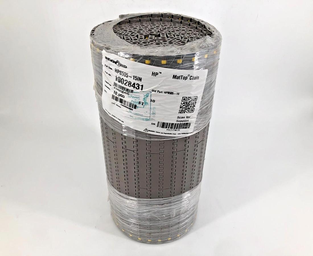 New Rexnord 10028431 Conveyor Chain HP8505-15IN 15" W x 5FT L - No Box