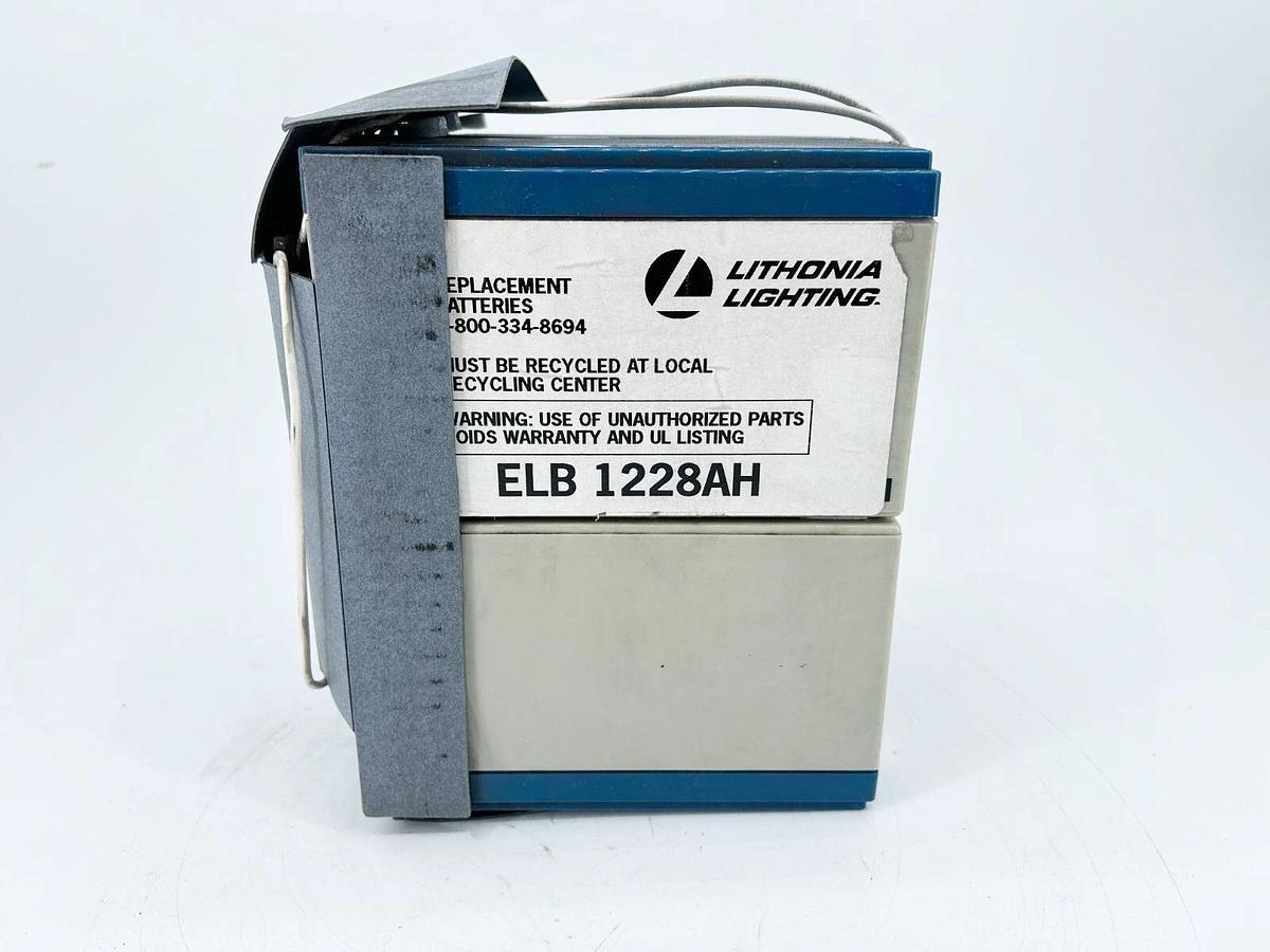 New Lithonia Light ELB1228AH Sealed Rechargeable Battery 12V 28A