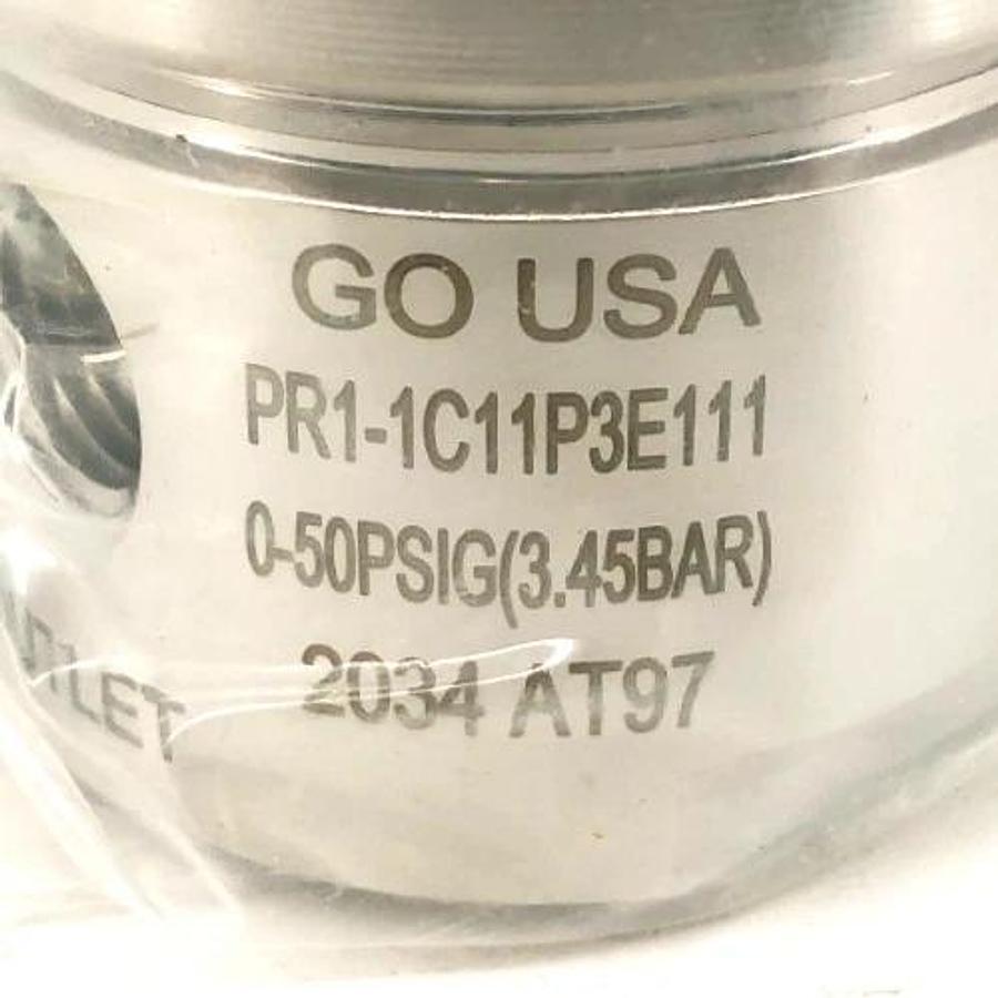 New Go Regulator PR1-1C11P3E111 Pressure Reducing Regulator 0-50 PSI 1/4" FNPT