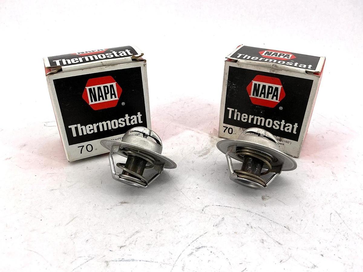 Lot of 2 New Napa Thermostat Low Temperature 160°