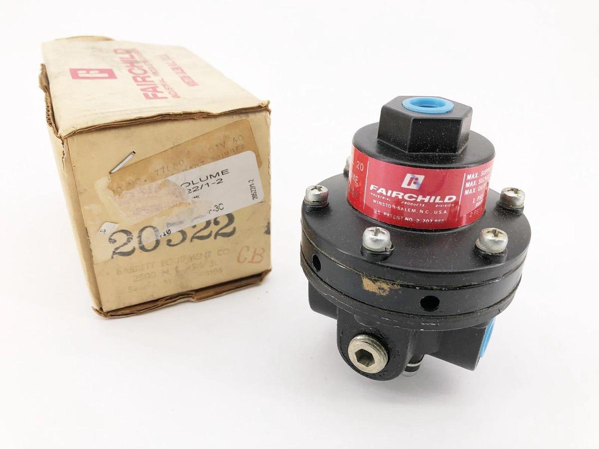 New Fairchild 20522 Volume Booster Model 20 250psig