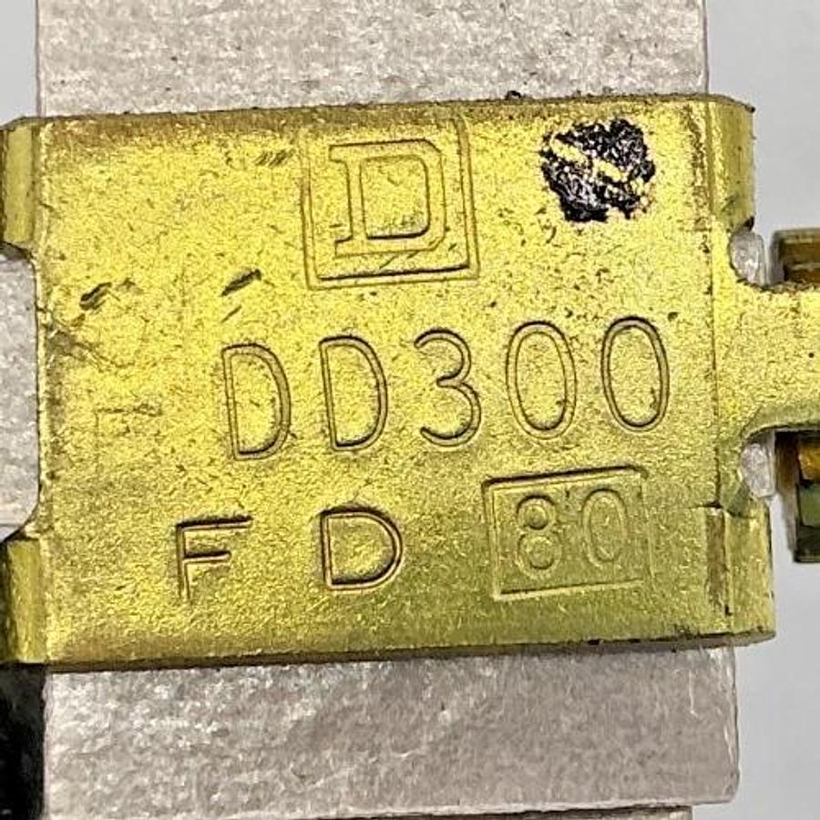 Used Lot of 3 Square D DD300 Overload Relay Thermal Unit