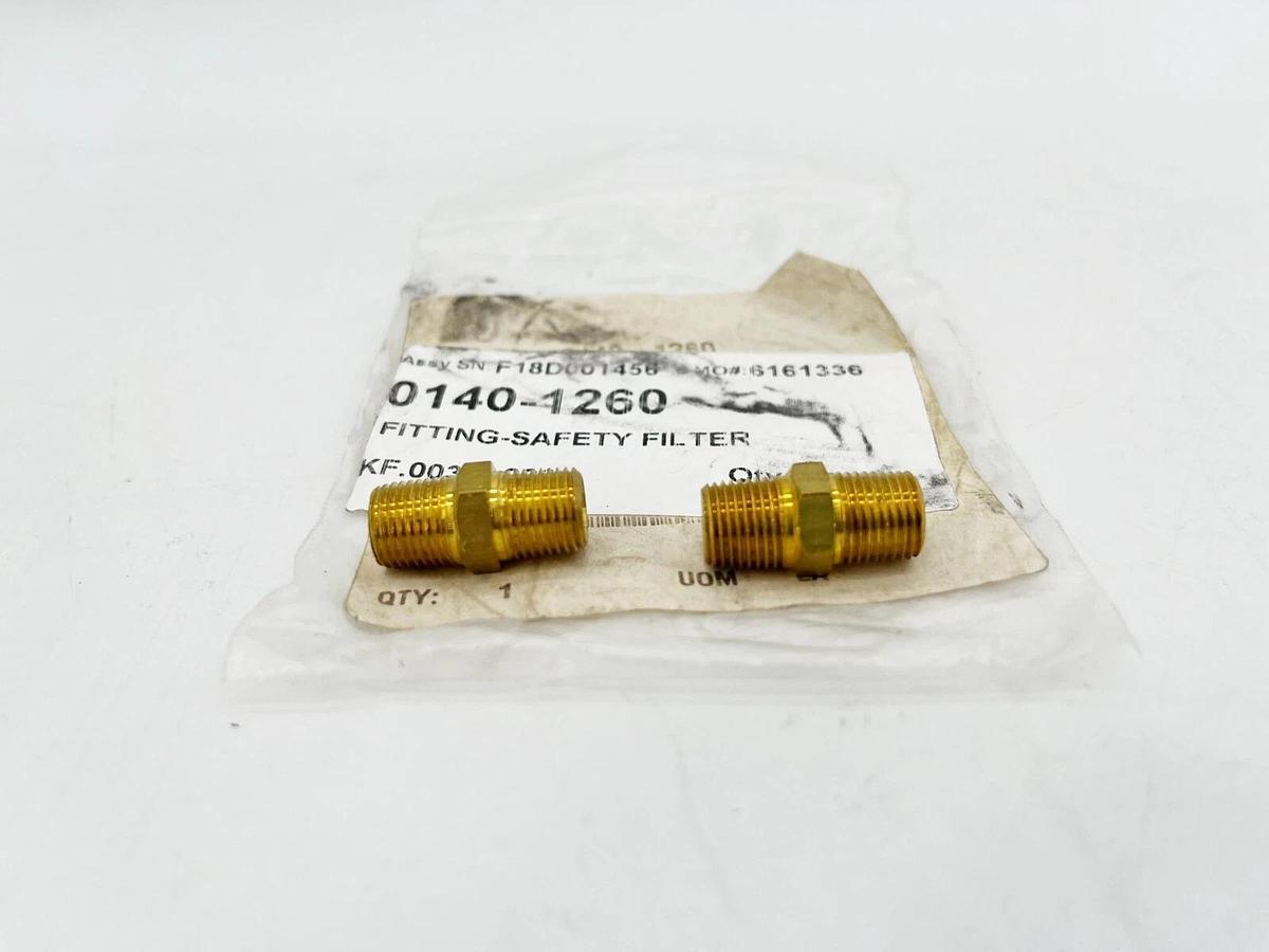 Lot of 2 New Onan 140-1260 Safety Filter Fittings 0140-1260