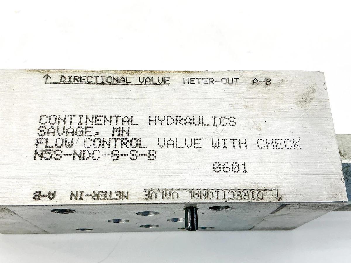 Used Sun Hydraulics N5S-NDC-G-S-B Flow Control Valve With Check