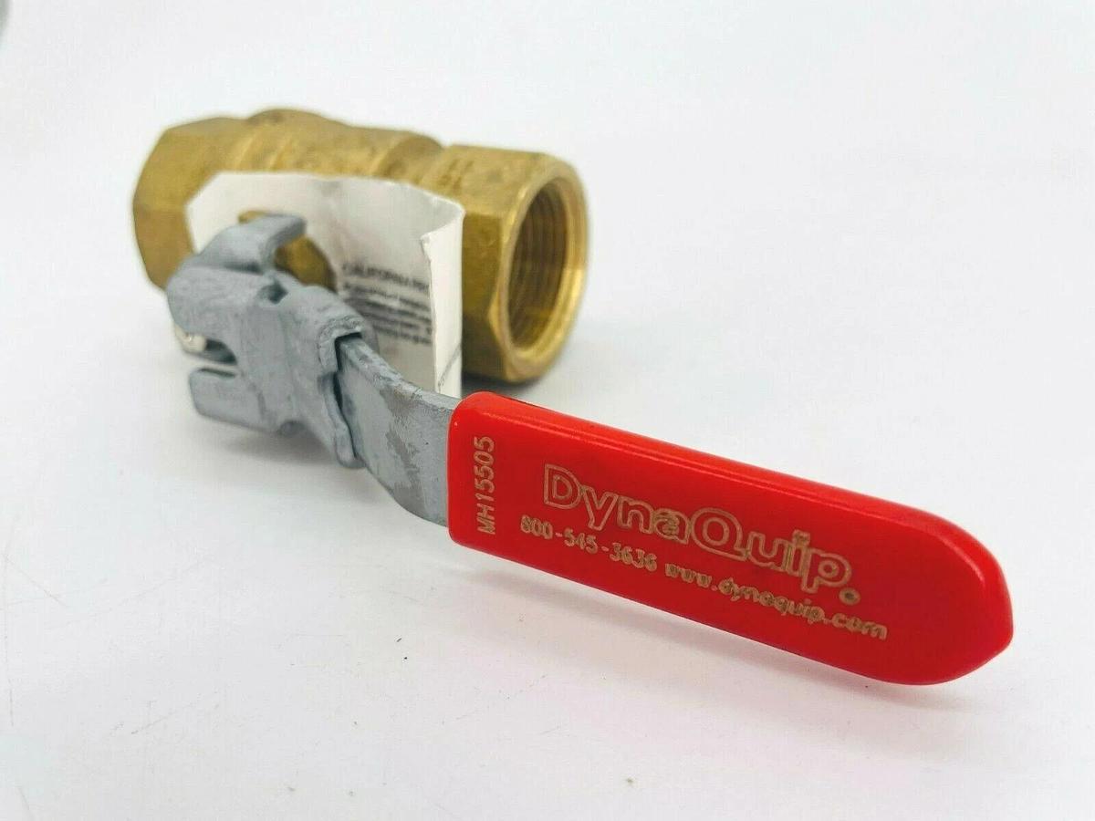 Used New DynaQuip VMH2.A9 1" Brass Body Valve 600CWP PN40 DN25