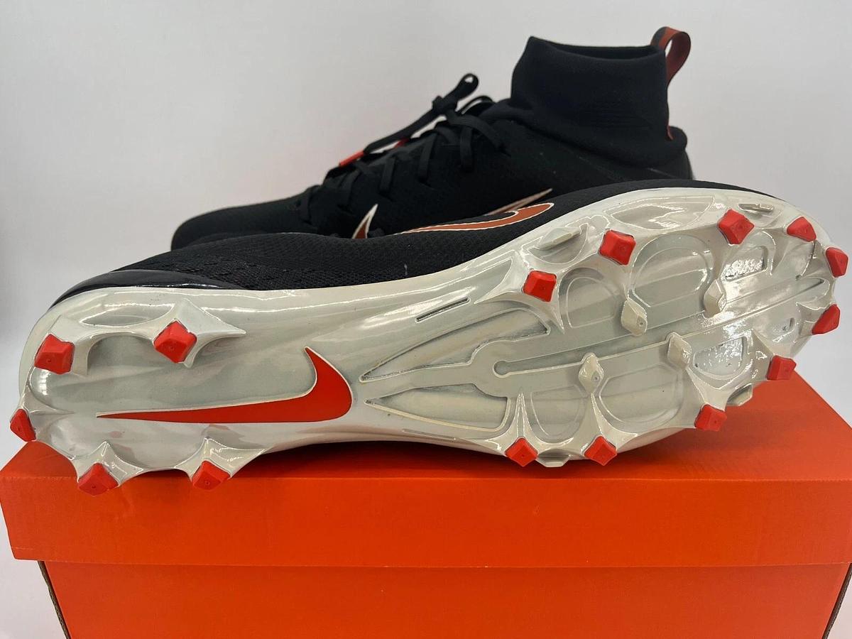 Nike Vapor Untouchable Pro 3 SMU P Black/Orange Size 16 OSU Beavers Cleats