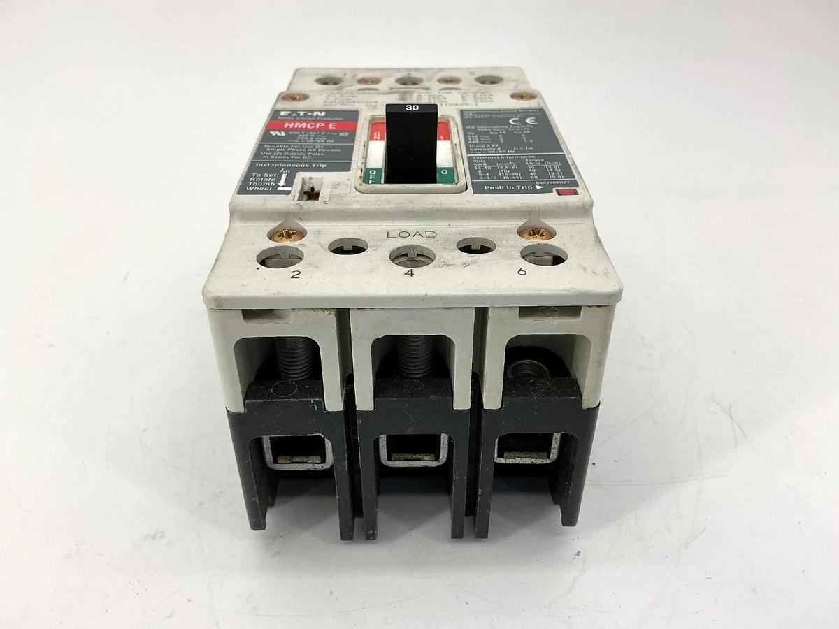 Used Eaton HMCPE030H1C Motor Circuit Protector HMCP-E 3-Pole 30A 480V