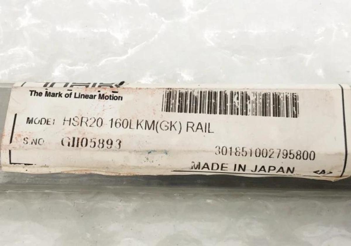 New THK HSR20-160LKM(GK) Linear Guide Rail 160mm Length
