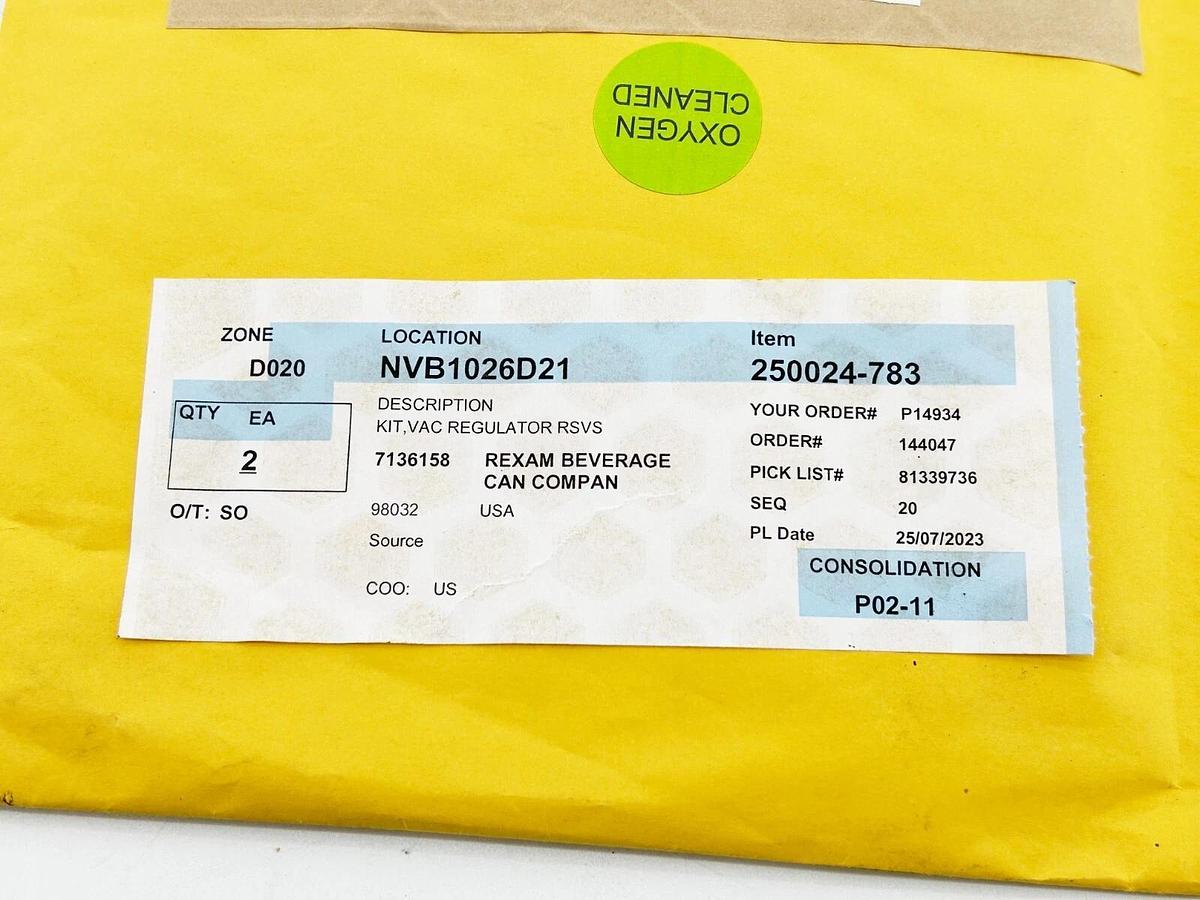 New Sullair 250024-783 Kit Vac Regulator RSVS