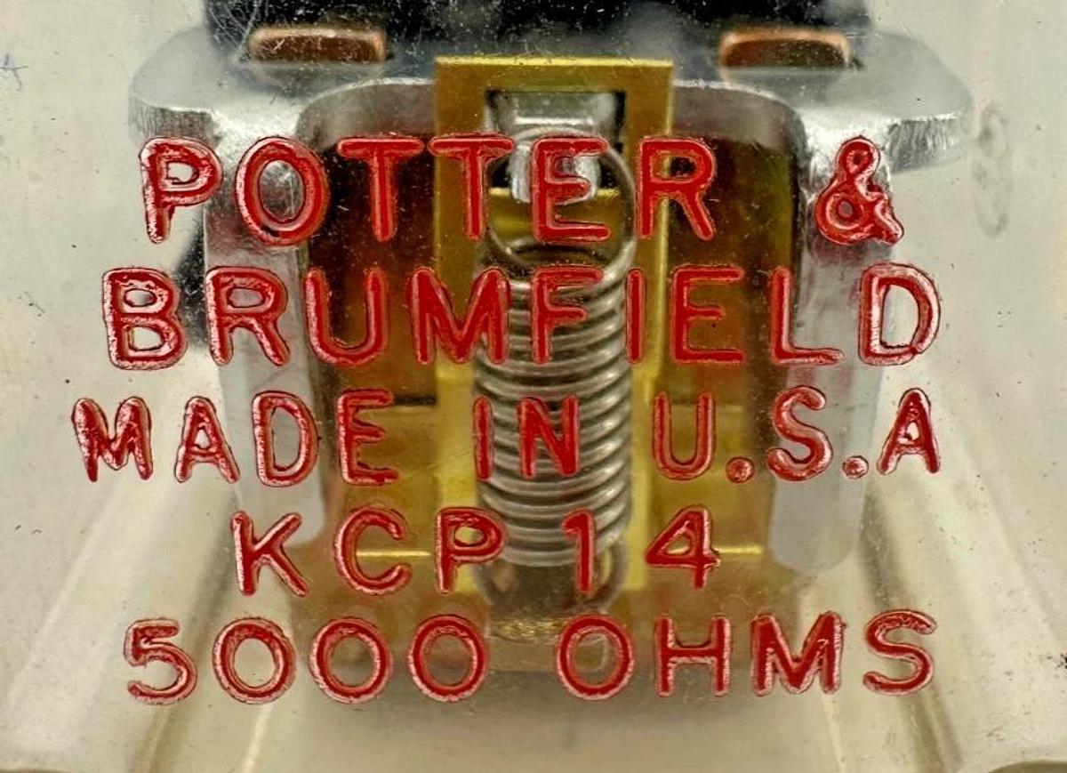 New Potter & Brumfield KCP145000 Relay 11 Pin 5000 OHMS - No Box