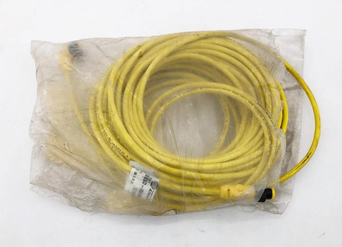 New Allen Bradley 889D-R4ACDM-15 Patchcord Micro 4-Pin Female R/A to 4-Pin Male