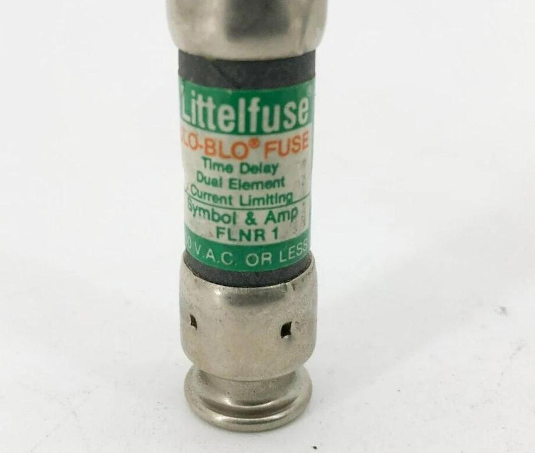 Lot of 5 New Littelfuse FLNR 1A Time Delay Fuses 250VAC 1A