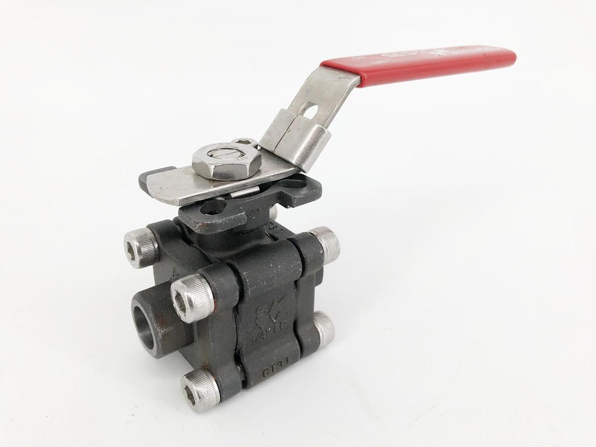 New Sesto Valves M32S-0T-C60F-L Ball Valve 1/4" 2000WOG B16.34 - No Box