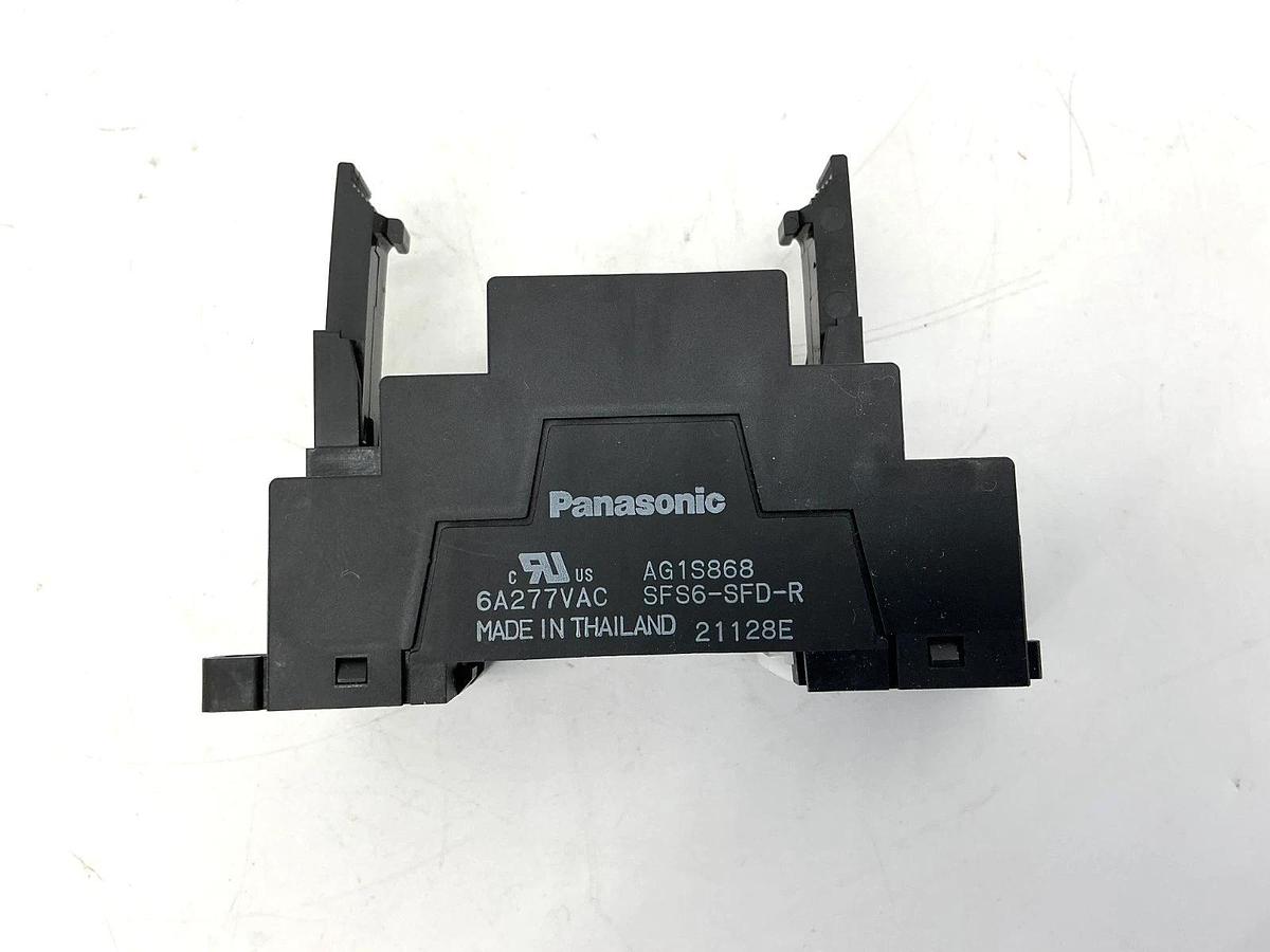 Lot of 2 New Panasonic SFS6-SFD-R Relay Socket DIN Rail 14-Position AG1S868