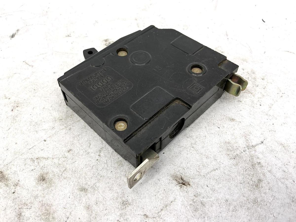 Used Lot of 5 Square D QOB120 Circuit Breaker 1-Pole 20A 120/240V
