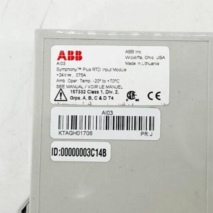 New ABB AI03 Symphony Plus I-O Module 24V 8 Channels