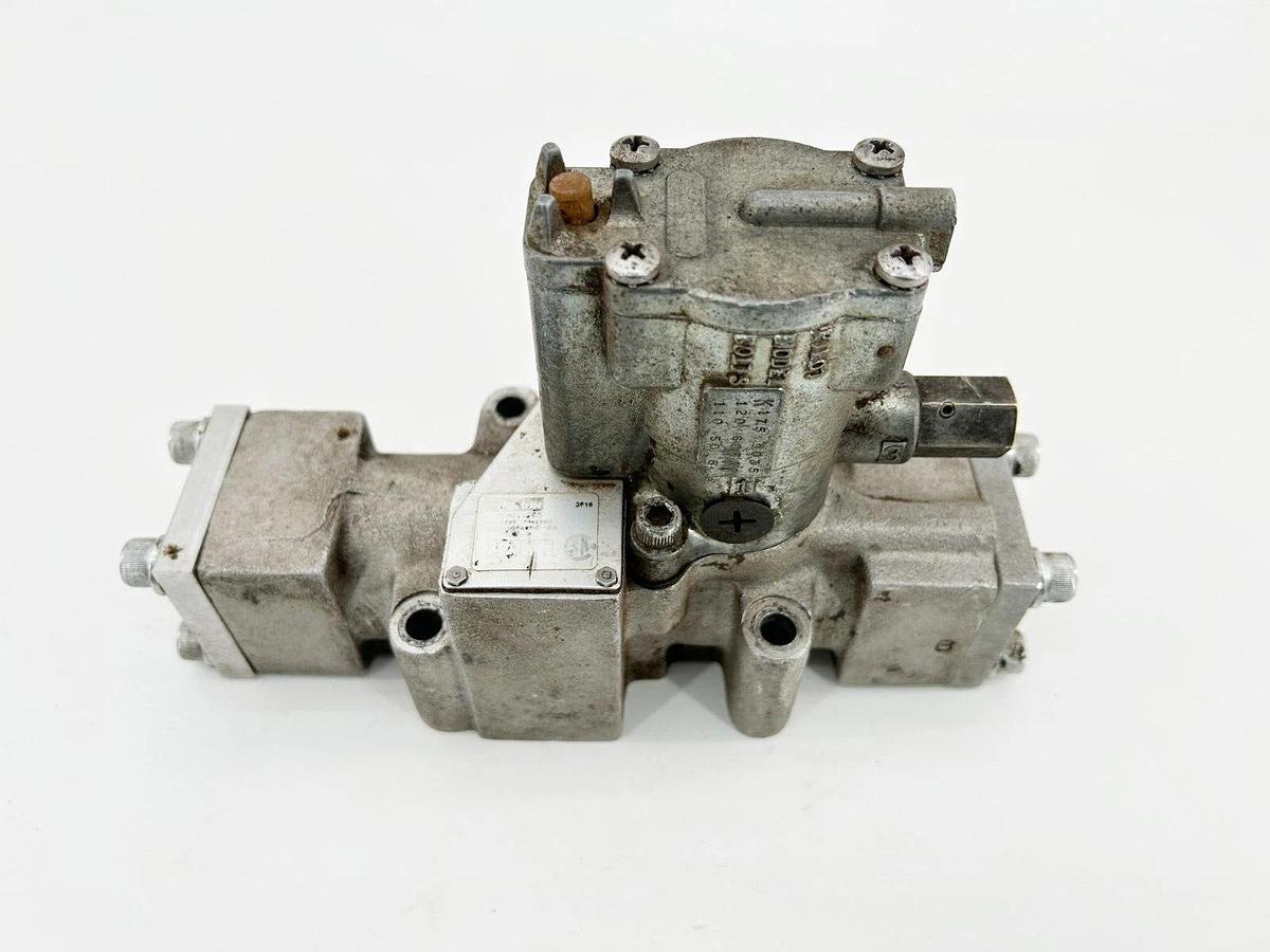 Used Parker L6455910253 Solenoid Valve 120V 50/60Hz