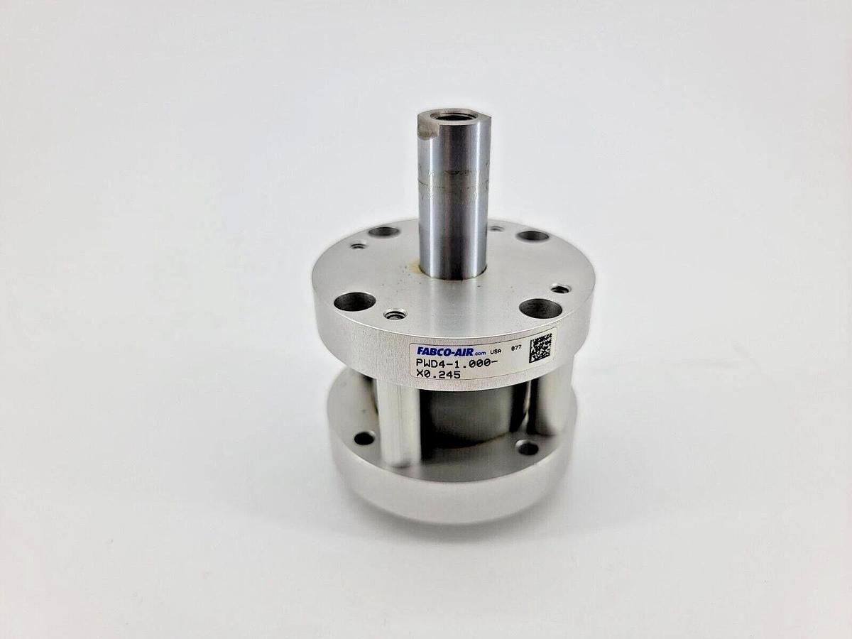 New Fabco-Air PWD4-1.000-X0.245 Tie-Rod Air Cylinder 3/8"-24 UNF-2B 1" Stroke
