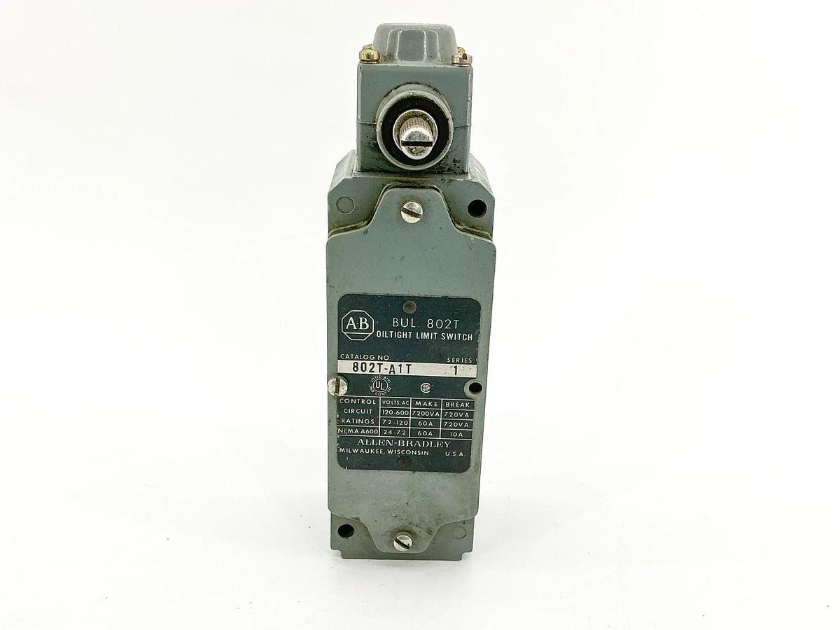 Used Allen Bradley 802T-A1T Oiltight Limit Switch 600V 60A 7200VA Ser.1
