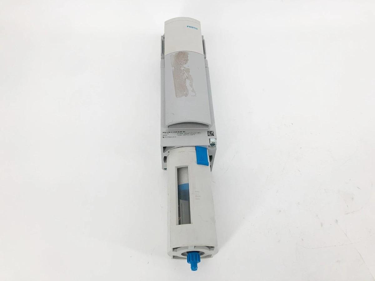 New Festo MS6-LFM-1/2-B-R-M-HF-DA Pneumatic Filter 527670 300psi 1µ - No Box
