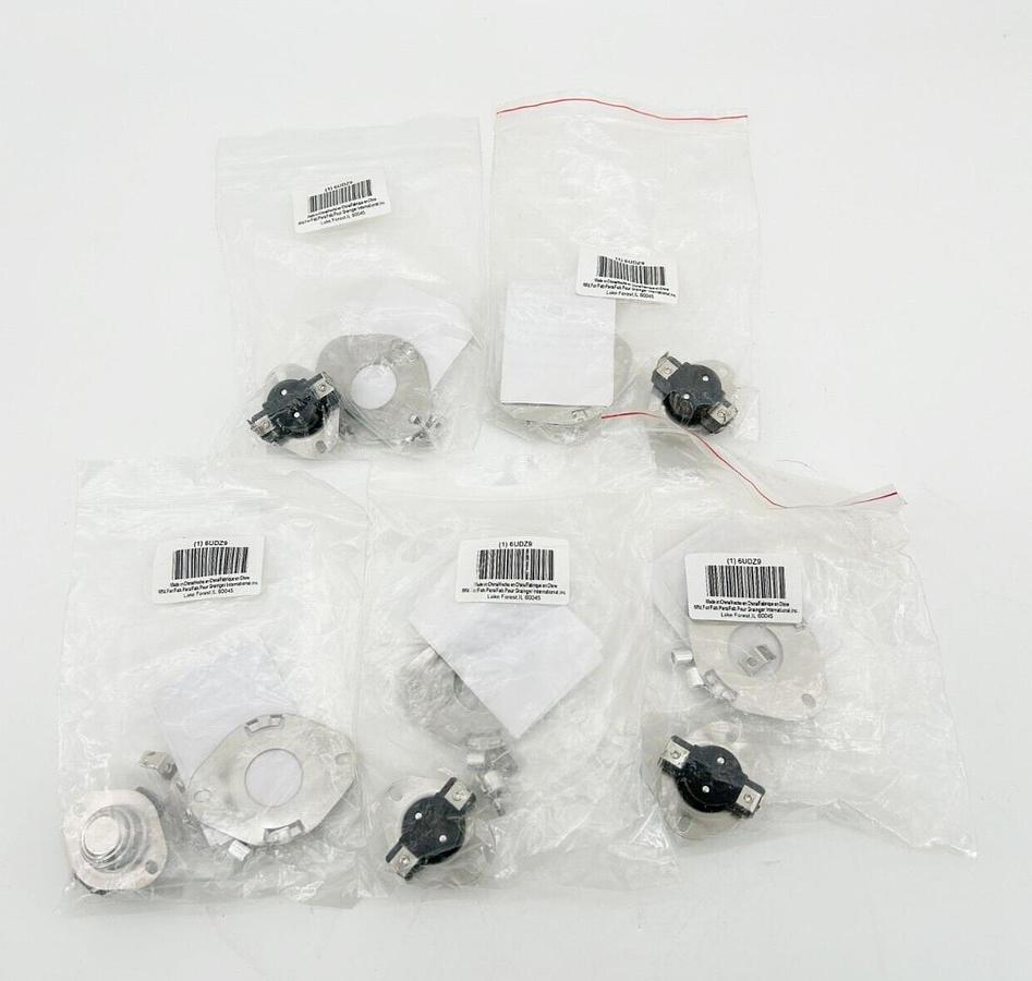 New Lot of 5 Grainger 6UDZ9 Temerature Limit Controller 25A 180Deg F
