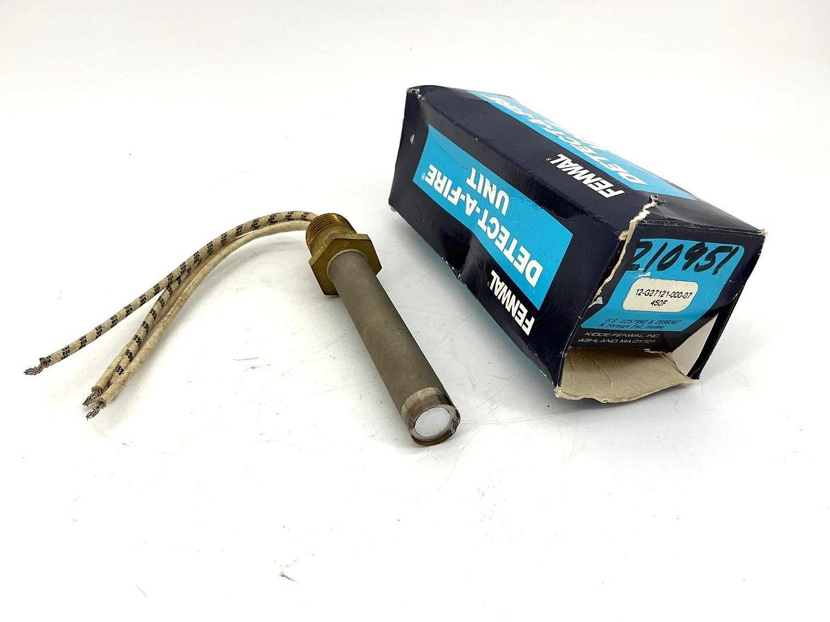 New Fenwal 12-G27121-000-07 Detect-a-Fire Temperature Sensor 450F 5A 125VAC