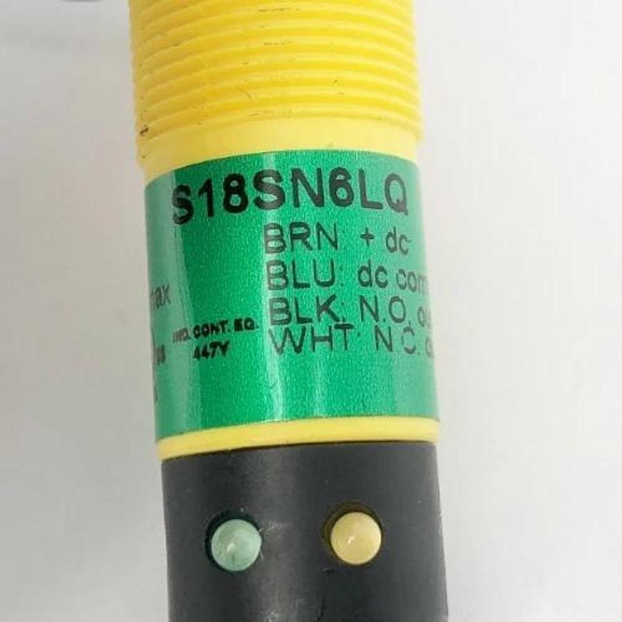 New Banner Engineering S18SN6LQ Photoelectric Sensor 10-30VDC 29511