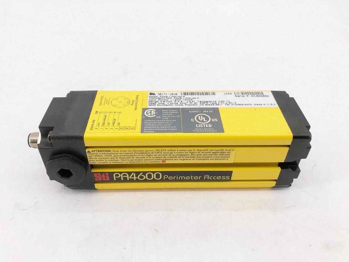 New STI PA4600 Light Curtain Transmitter 70171-1018 / PA46-1-000-Q2-X - No Box