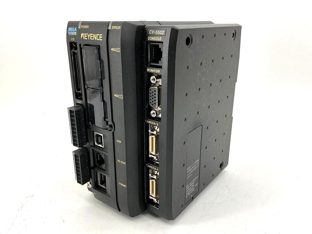 New Keyence CV-5502 Controller 24VDC 18-Inputs 24-Outputs CV5502