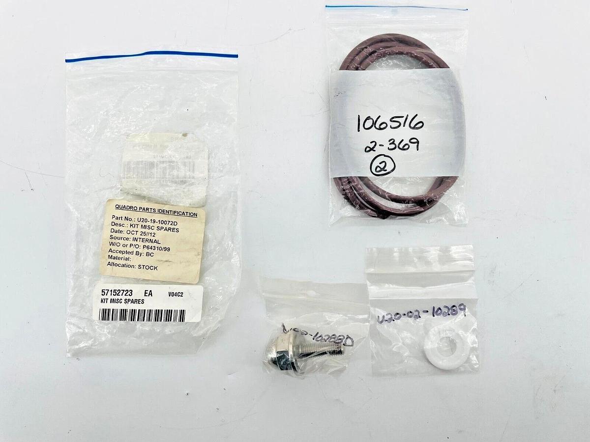 New Quadro U20-19-10072D Misc Spare Parts Kit U20-02-10289 U20-02-10288D 106516