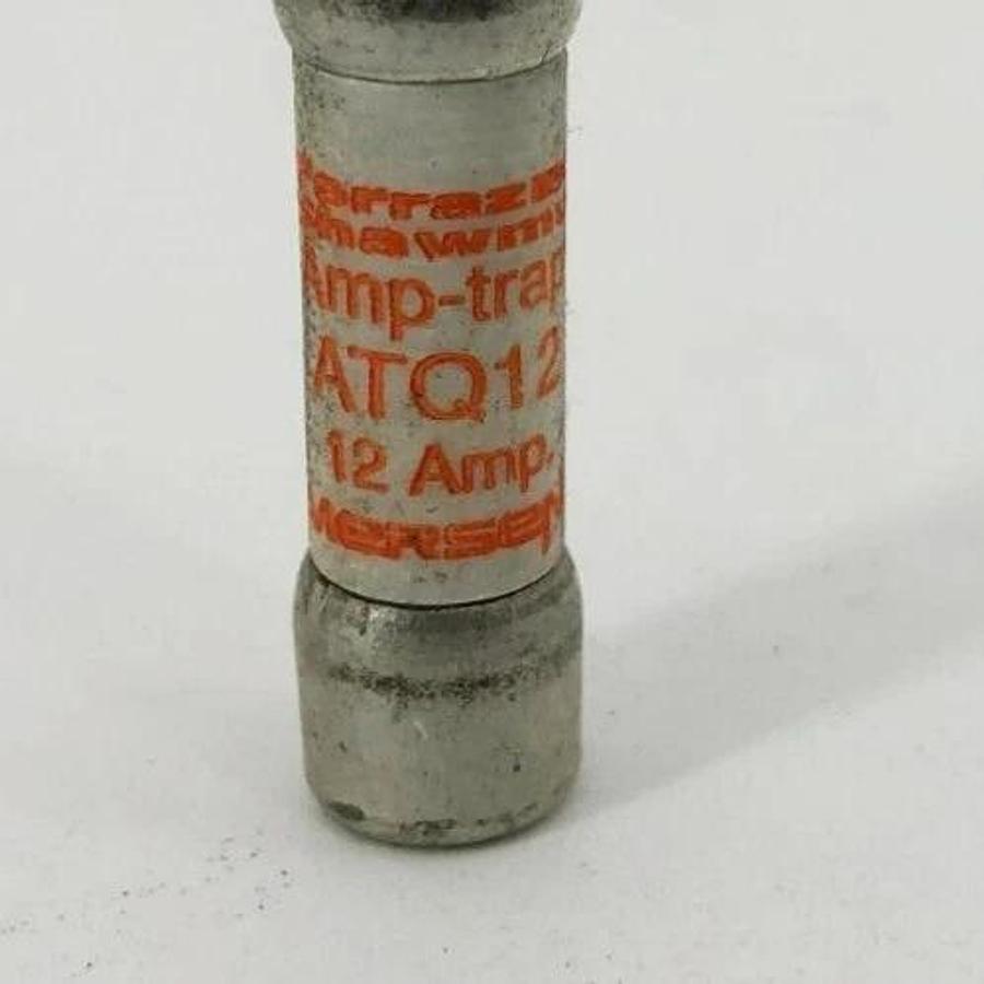 Lot of 4 New Ferraz Shawmut ATQ12 Time Delay Fuses 12 A 500VAC