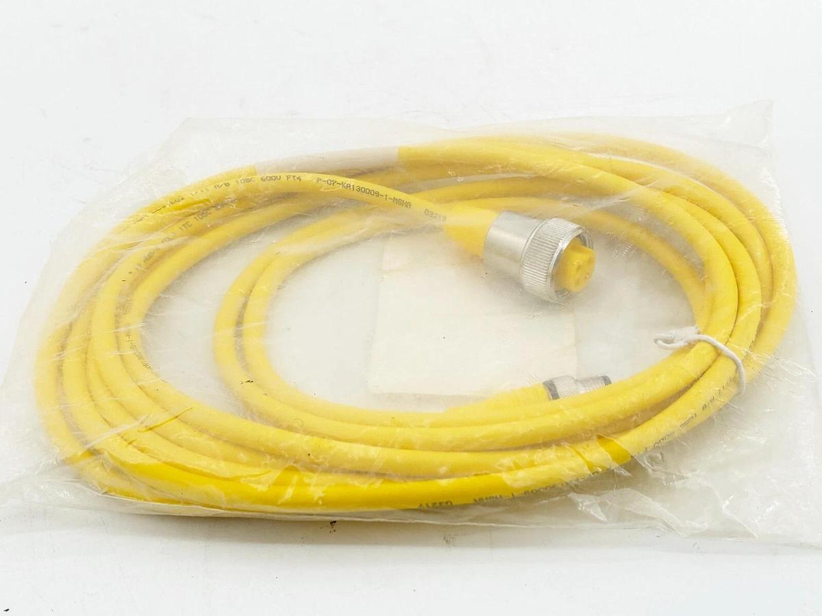 New Turck RSC 4.4T-4-RKM 40 Double Ended Cordset M12 Eurofast 7.8" U-95242