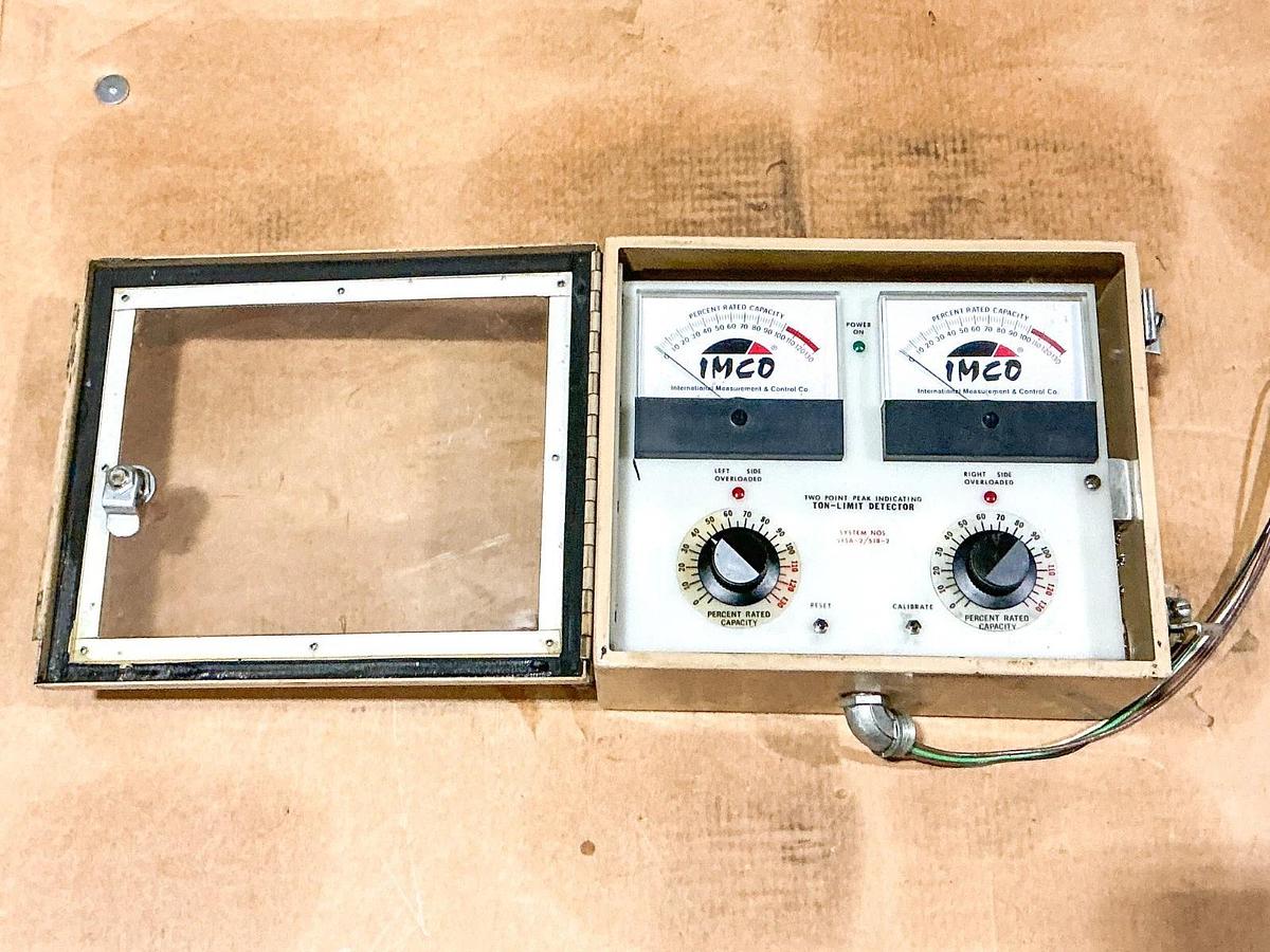 Used IMCO 515A-2/518-2 Two Point Peak Indicating Ton-Limit Detector