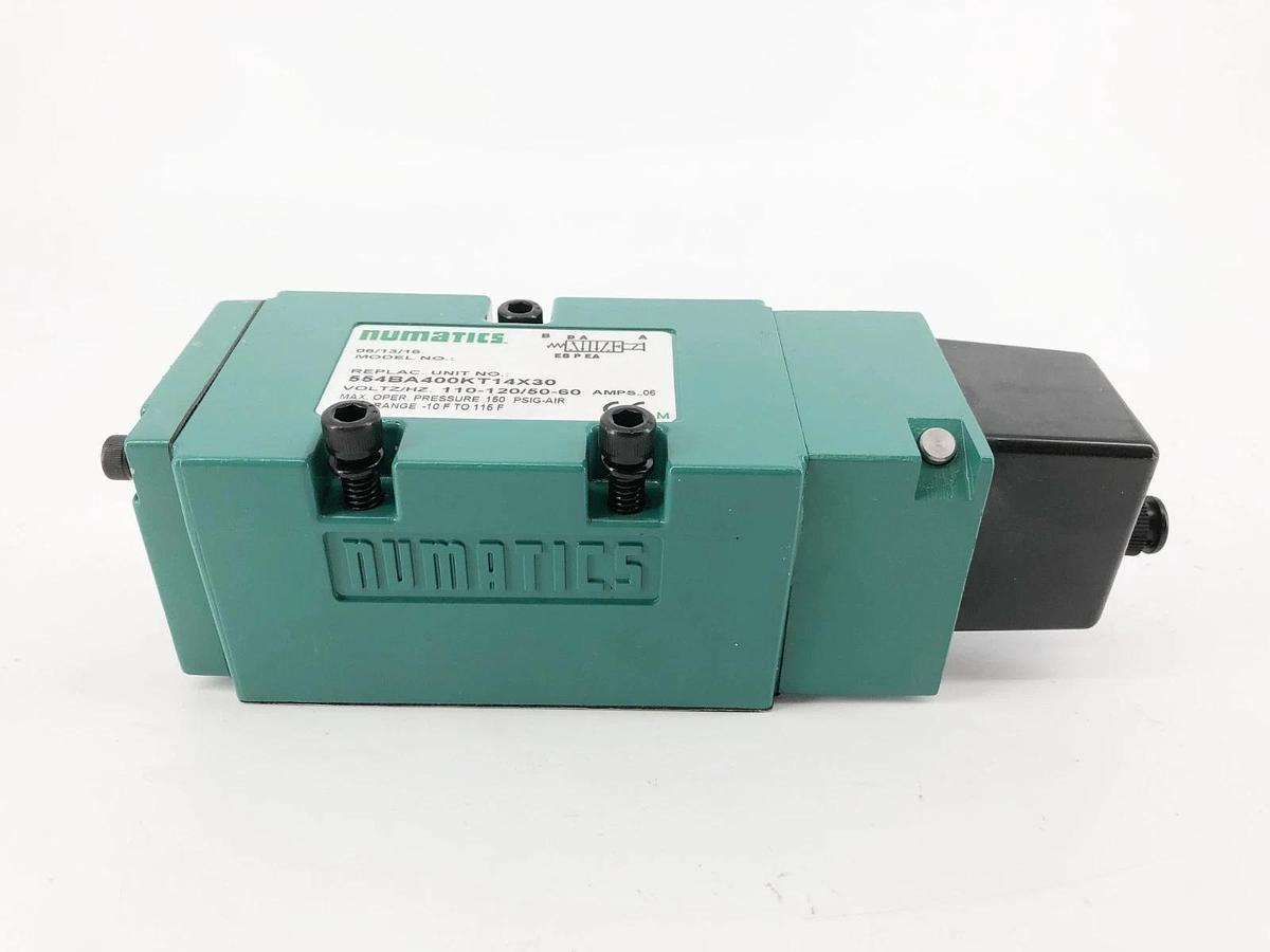New Numatics 554BA400KT14X30 Solenoid Valve 1/2" NPTF110/120V 150psig - No Box