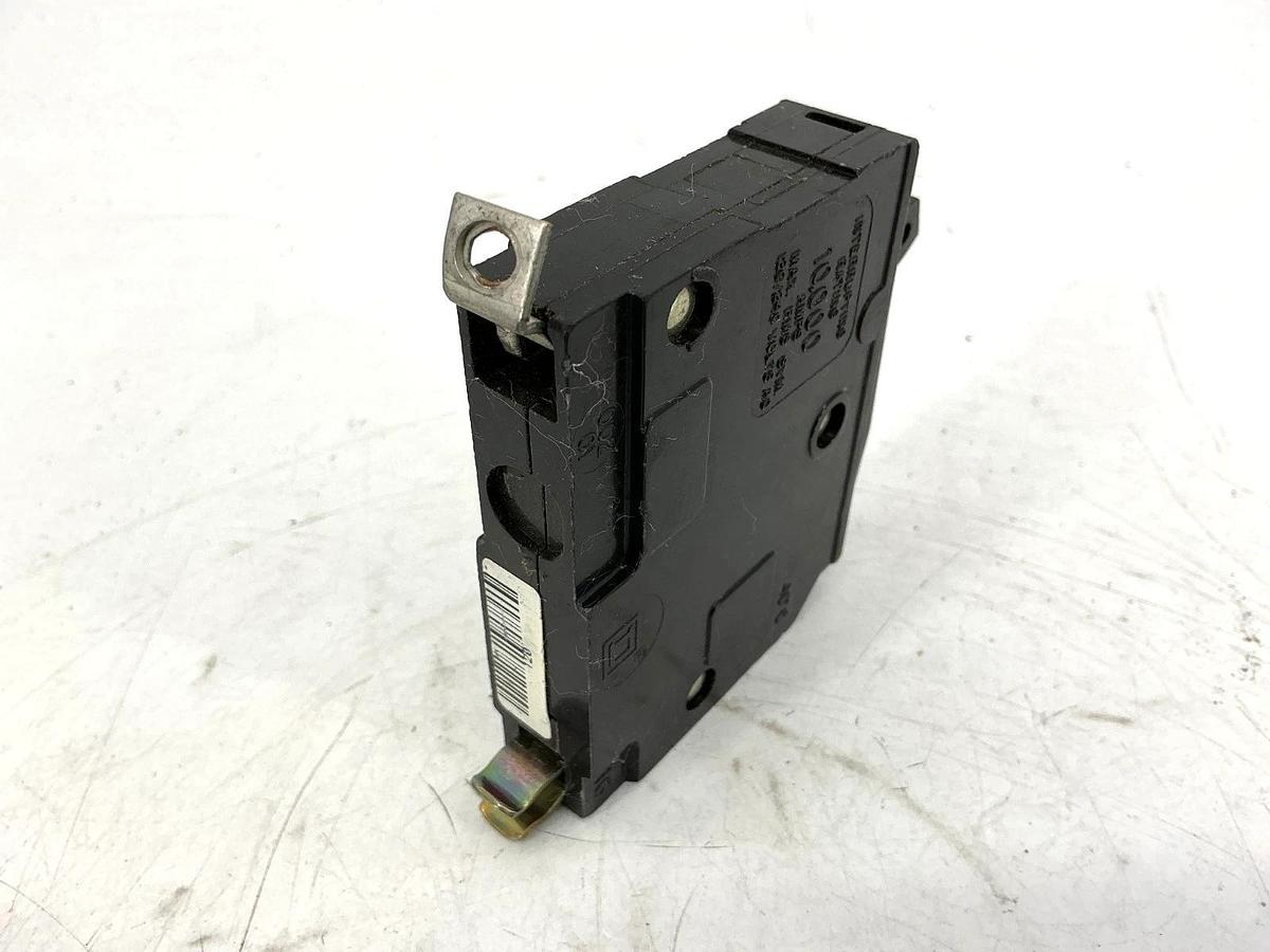 Used Lot of 4 Square D QOB120 Circuit Breaker 1-Pole 20A 120/240VAC