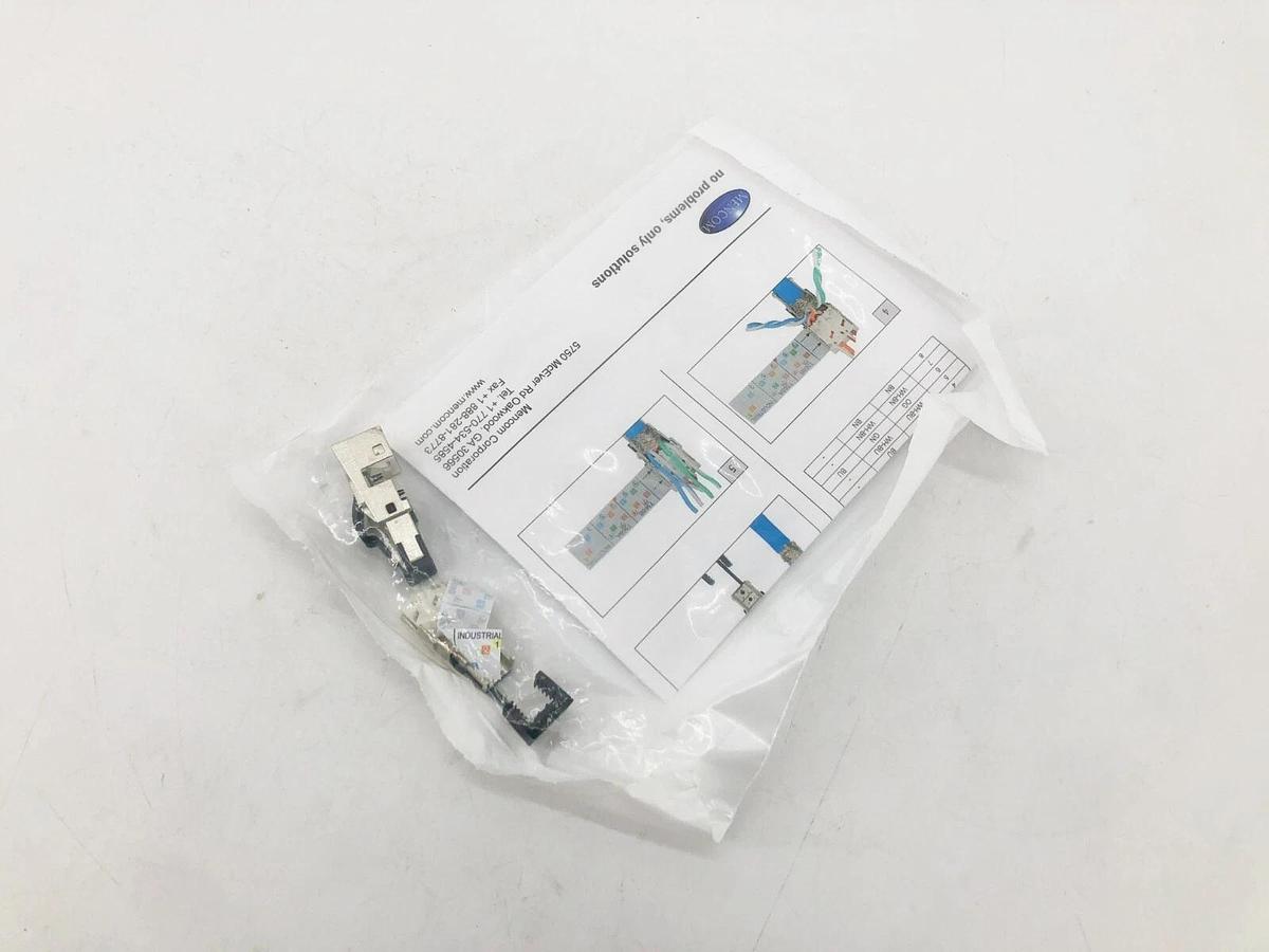 New Mencom RJ45-PN-FW Field Wireable Ethernet RJ45 Plug Male