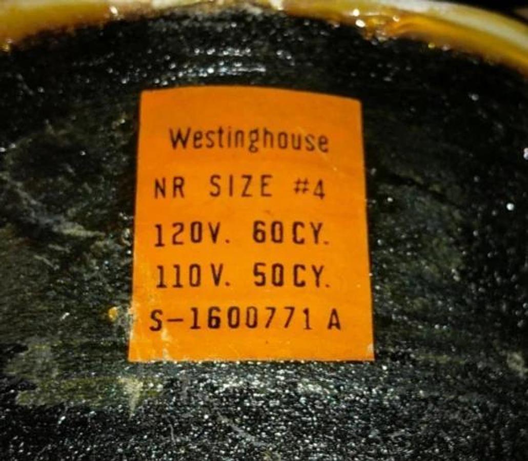 New Westinghouse 11210K4CCN Life-Line Starter 110/120V Size 4 135A - No Box
