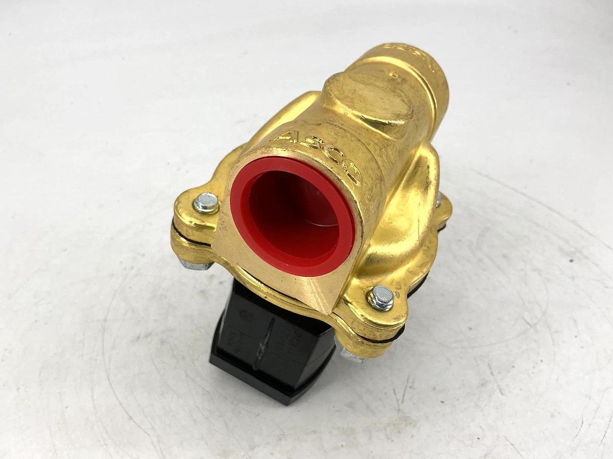 New Asco EF8210G054 120VAC Solenoid Valve 2-Way 150PSI 1" Pipe 16.1W 5JC42